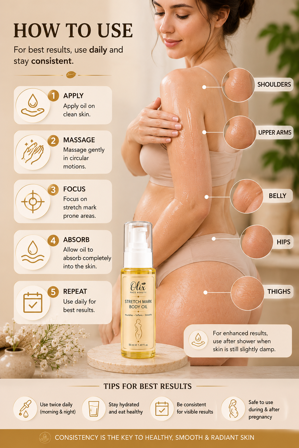 Stretch Mark Body Oil
