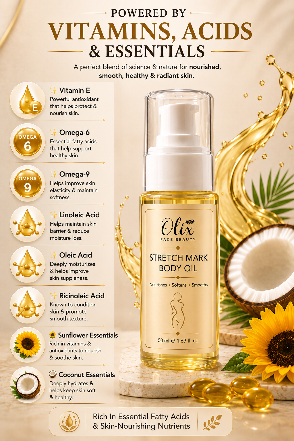 Stretch Mark Body Oil